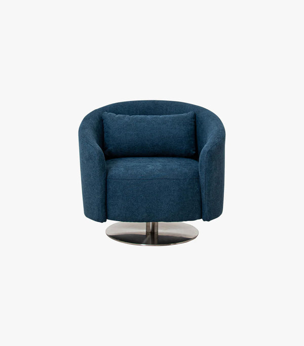 Sillón Ocasional Rusell de tela color Azul