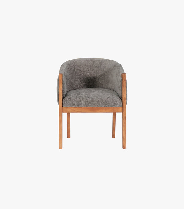Silla Merida de tela color gris