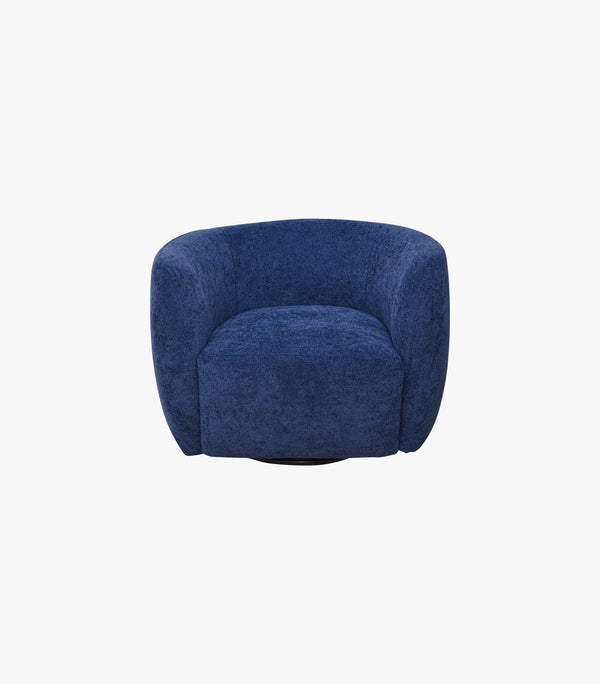 Sillón ocasional penny de tela color azul