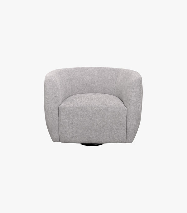 Sillón ocasional penny de tela color gris
