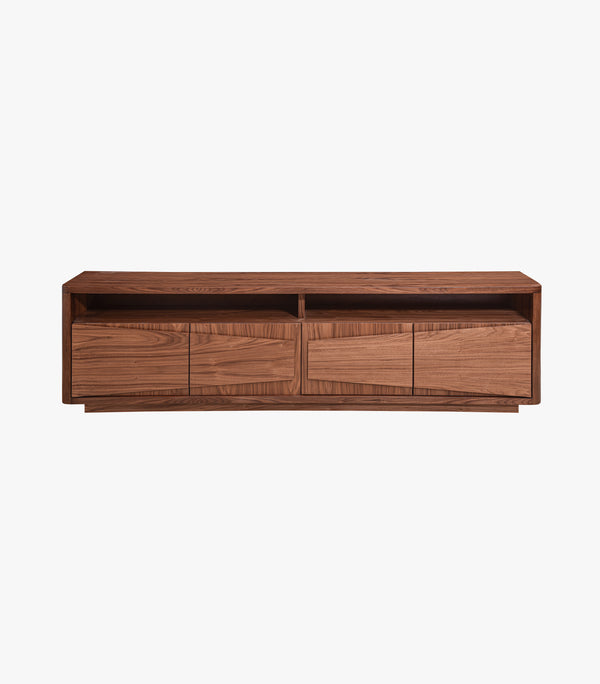 Mueble de TV Infinity de madera nogal