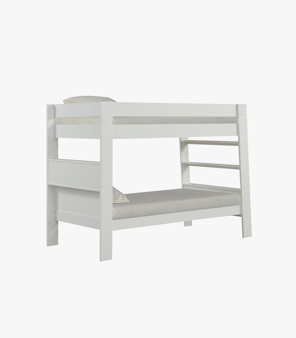 Litera Landa de madera color blanca