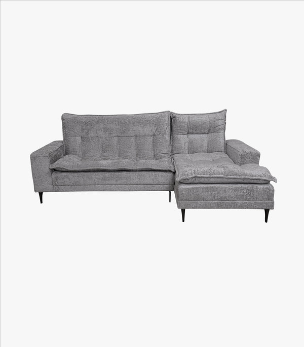 Sofá Cama Mysa de tela color gris
