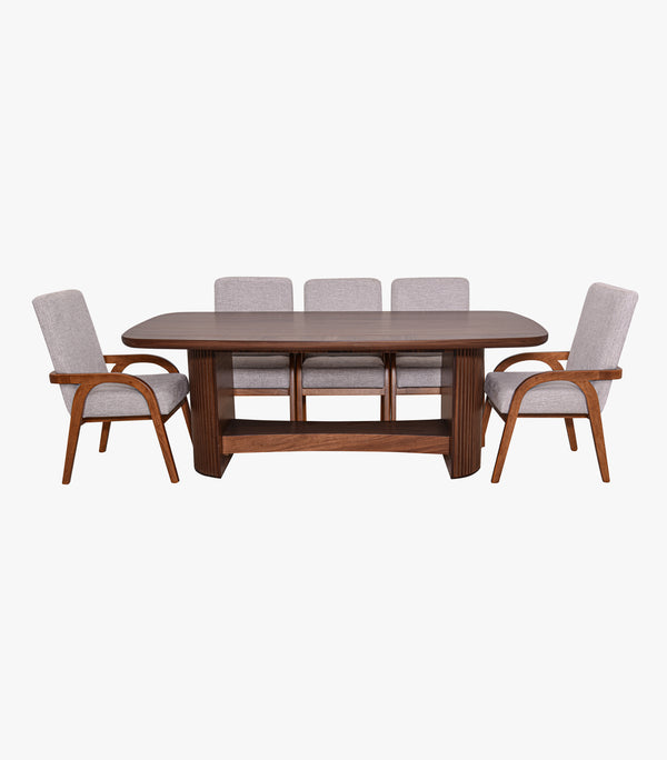 Comedor Rectangular para 8 personas Ferre de madera color café - incluye mesa y 8 sillas. (Copia)