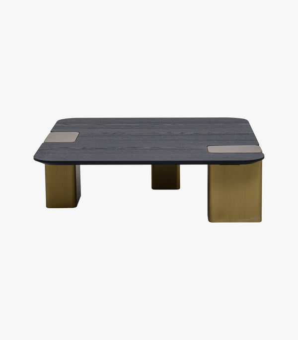 Mesa de Centro Crosby de madera color gris