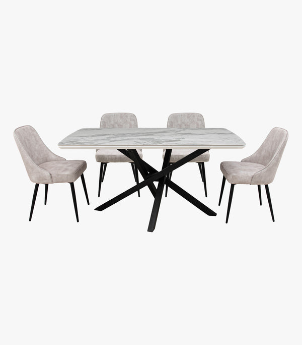 Comedor Amleth para 6 personas color beige