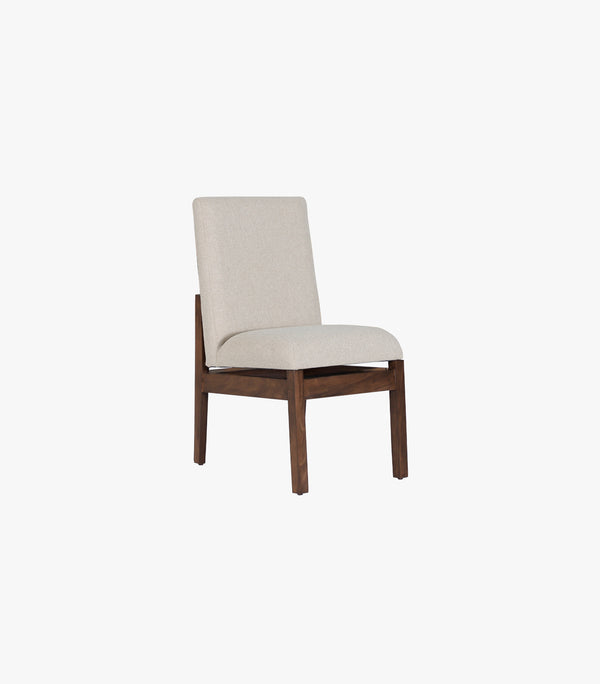 Silla Deka de tela color beige