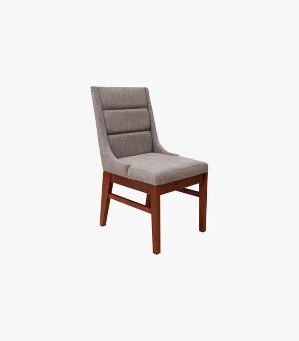 Silla Bourbon De Madera Tzalam Color Gris