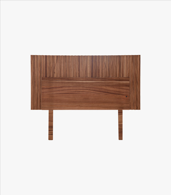 Cabecera Alvize King Size de madera color café