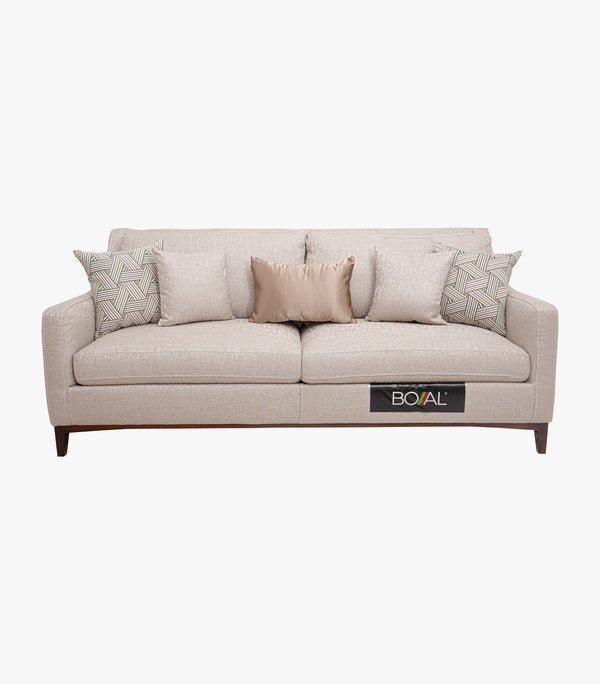 Sofá Poleo De Tela Color Beige de Boal