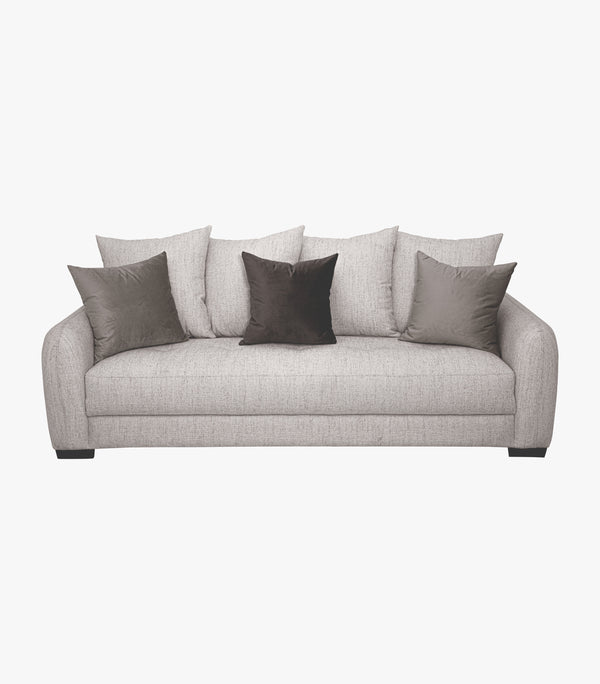 Sofá Roberts de tela color beige