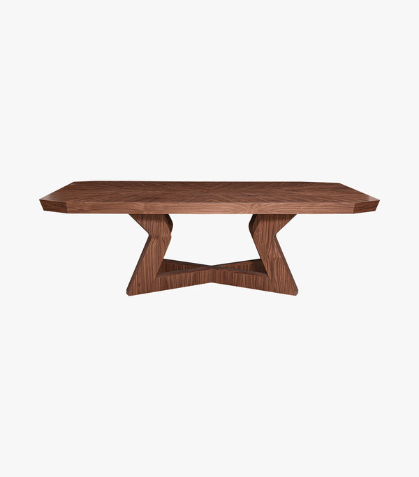Mesa de Comedor Dorian para 8 personas de madera color café