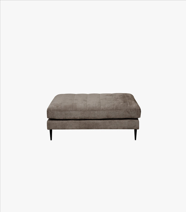 Sillón Ottoman Soho de tela color gris