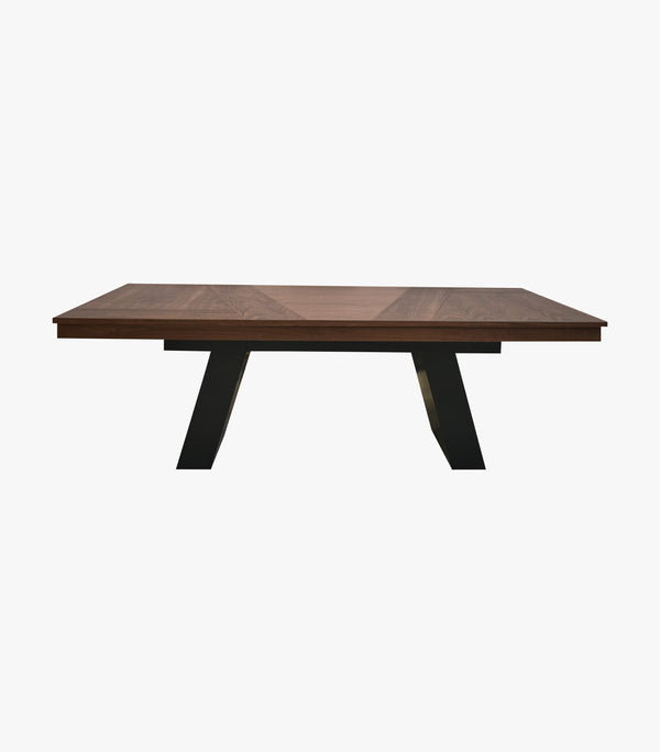 Mesa de Madera Cedric acabado Nogal para 8 personas