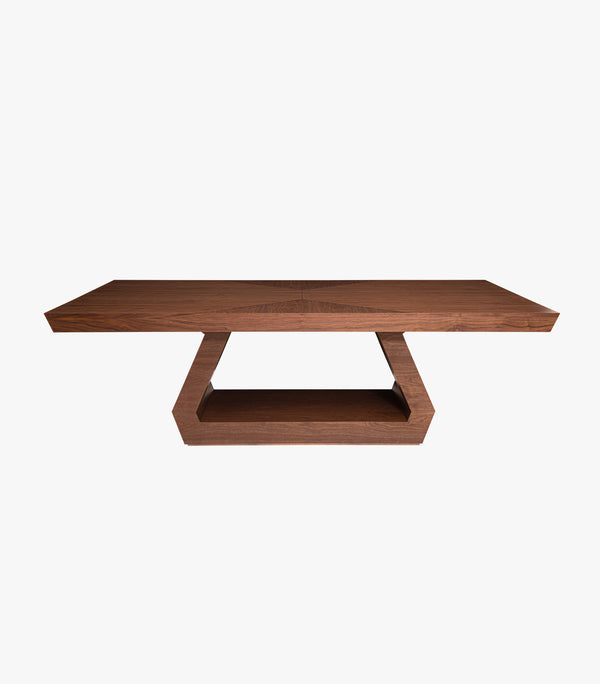 Mesa de Comedor Aluka acabado nogal