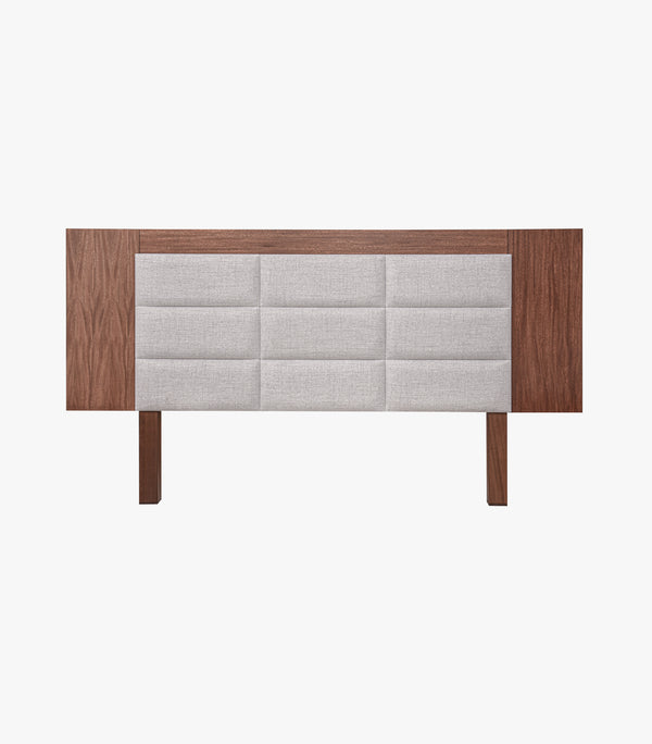 Cabecera Malibu de madera color café