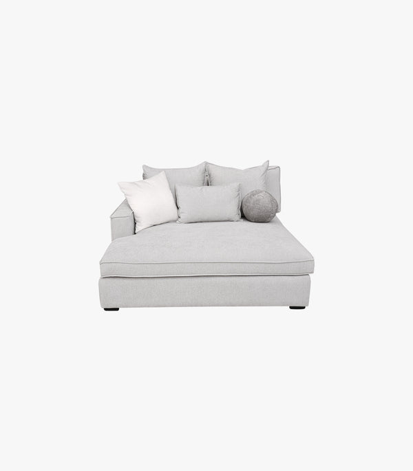 Sillón tipo Chase Tramontana de tela color gris