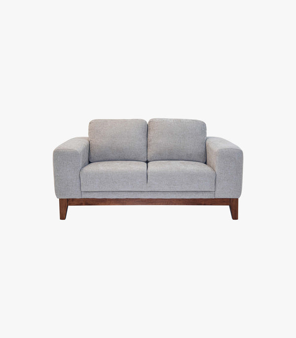 Love Seat William tela color Gris