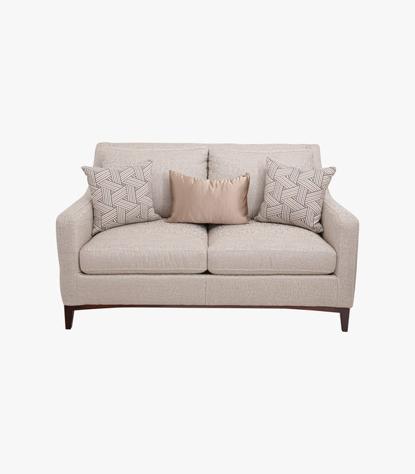 Love Seat Poleo De Tela Color Beige de Boal