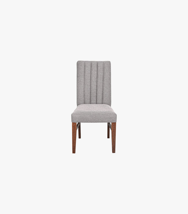 Silla Columbia de tela color gris