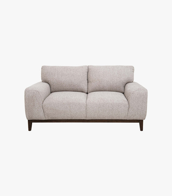 Love Seat Dorset De Tela Color Gris