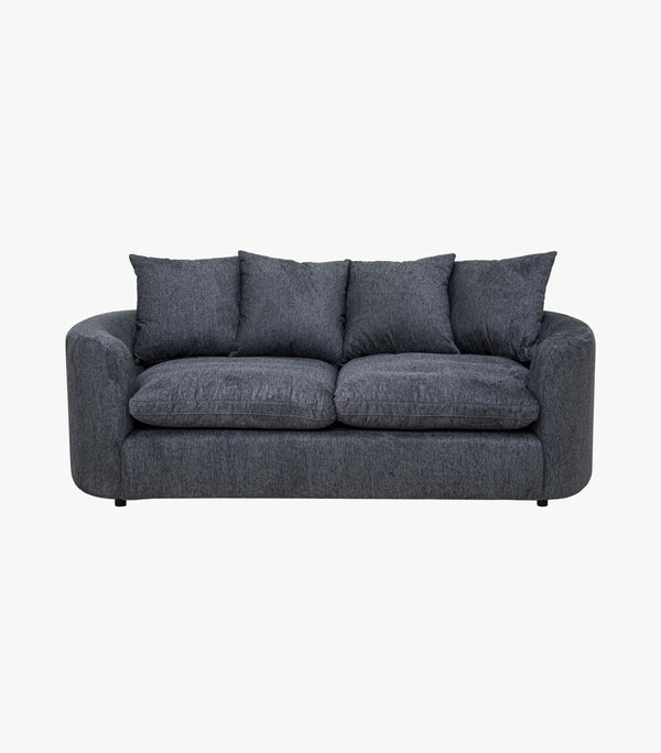 Love Seat Bryg de tela color Gris