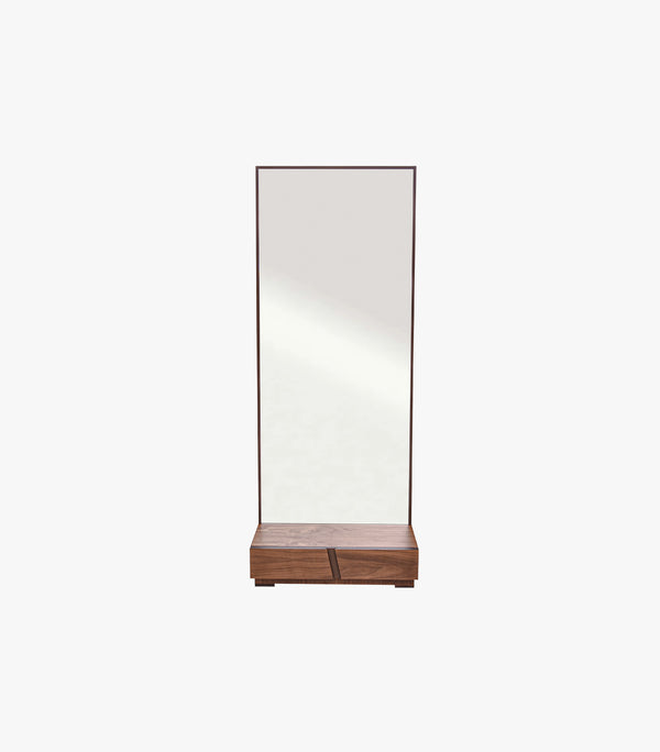 Espejo Aura de Madera Nogal