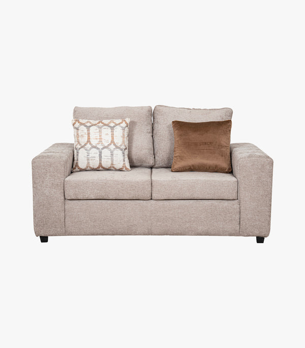 Love Seat Baykan de Tela Color Gris