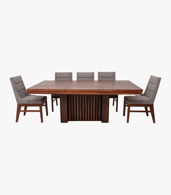 Comedor Bourbon De Madera Tzalam Para 8 Personas Rectangular