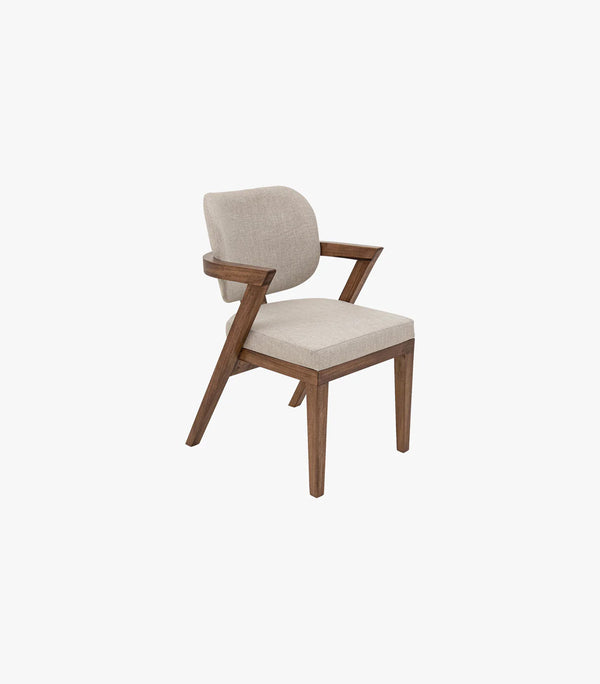 Silla Laramie de Madera Acabado Nogal Natural