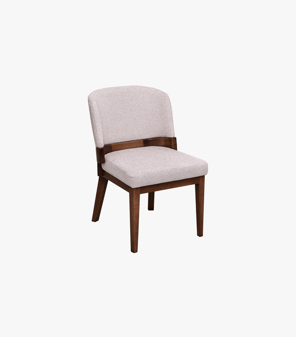 Silla Axel de tela color Gris