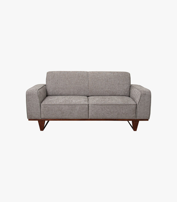 Love Seat Lola de tela color Gris