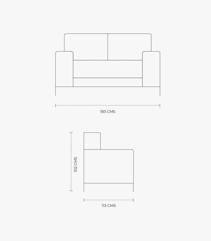 Sala Lucas de tela color Beige_10