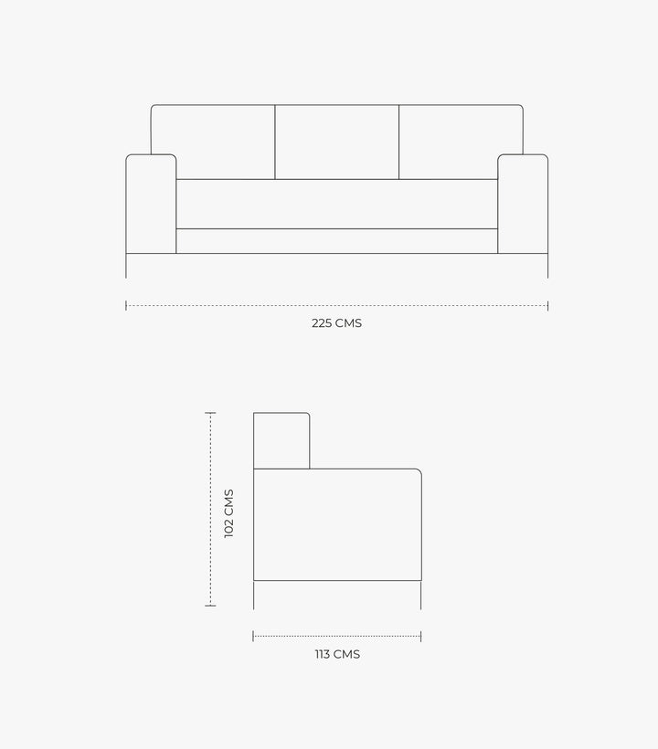 Sala Lucas de tela color Beige_11