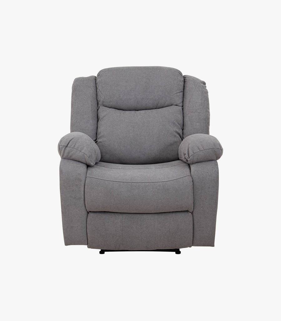 Sillón-Reclinable-Eléctrico-Fargo-Gris-Reposacabezas-Eléctrico