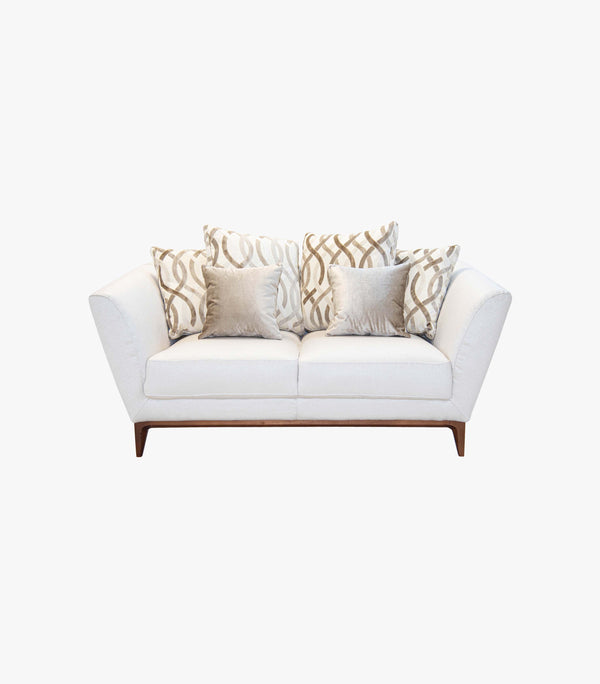 Love Seat Vicata Tela Color Beige de Boal