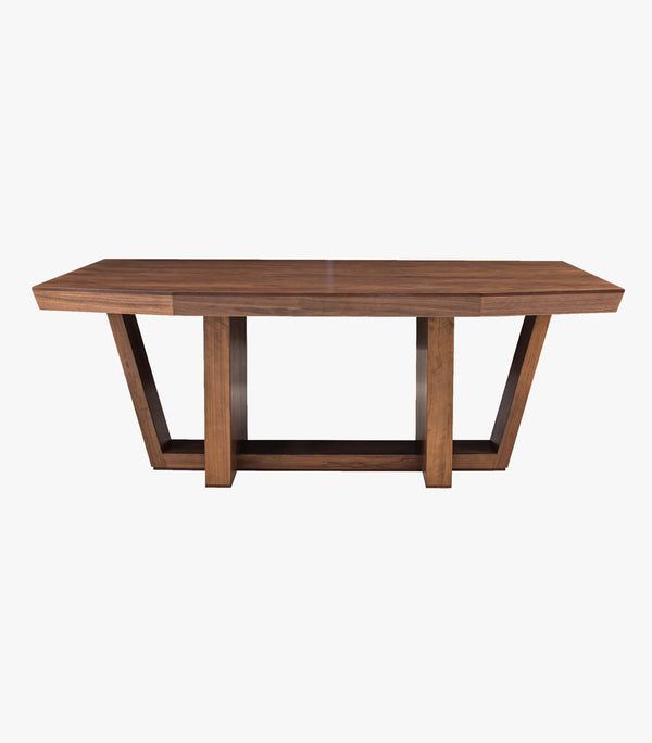 Mesa Harlow De Madera Para 8 Personas Acabado Nogal