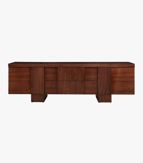 Mueble Para Tv Akumal De Madera Nogal