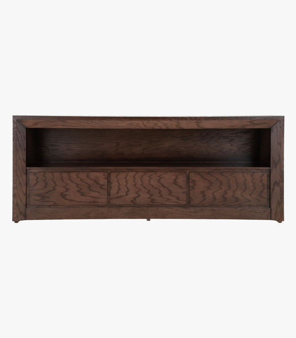 Mueble Para Tv Tenerife De Madera Color Oak Dark Brown