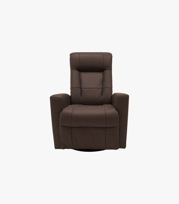 Sillón Reclinable Chesapeake Eléctrico De Piel Color Café Marca Palliser