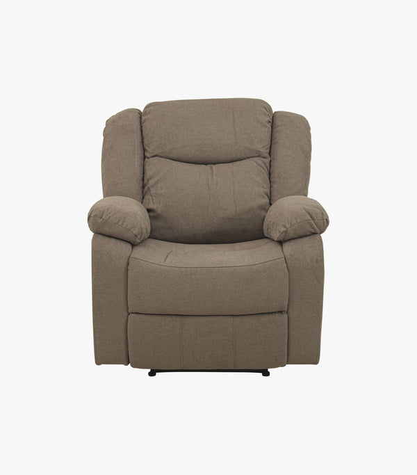 Sillón Reclinable Eléctrico Fargo - Con Reposacabezas Eléctrico de Tela color Taupe