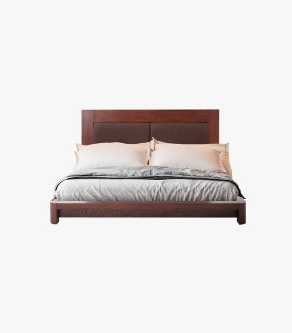 Cama Farrah De Madera King Size Color Chocolate