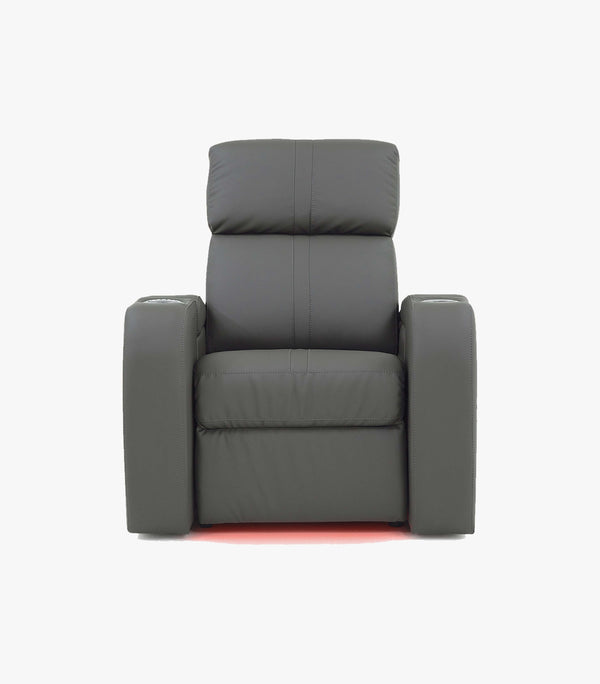 Sillón Reclinables Eléctrico Flicks Color Gris - Tipo Cine