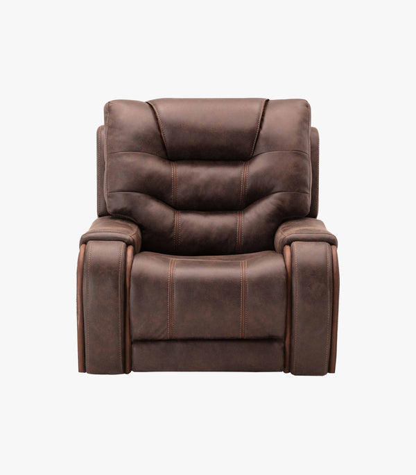 Sillón Reclinable Eléctrico Harrison tela color Café