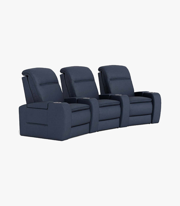 Sillones Reclinables Eléctricos Vertex Tipo Cine de Piel