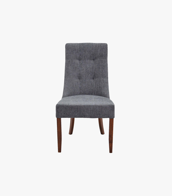 Silla Star De Madera De Tela Color Gris