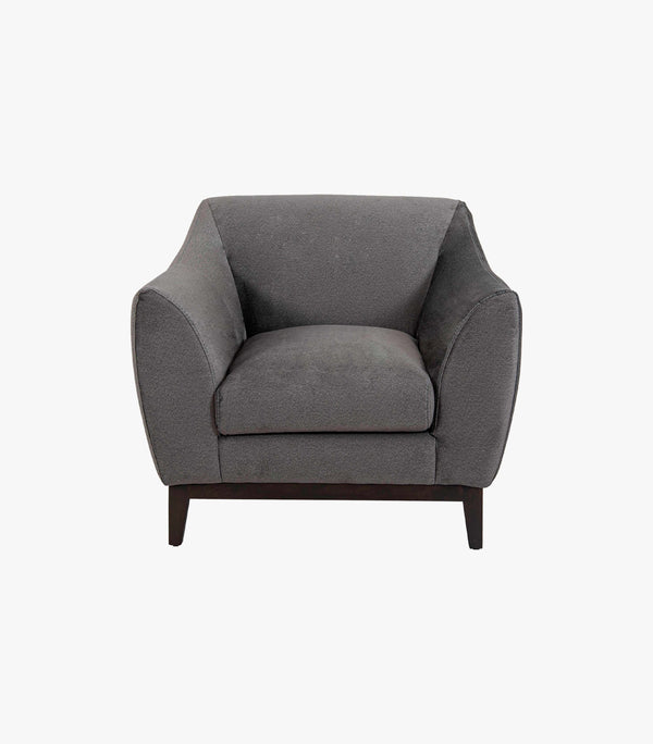 Sillón Individual Fest De Tela Color Gris Claro Marca Boal