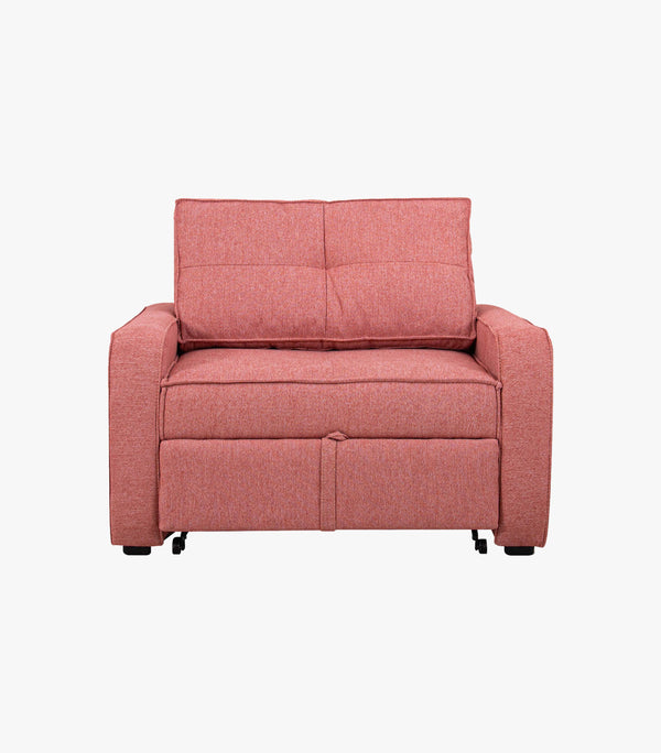 Sillón De Tela Mane Color Rosa